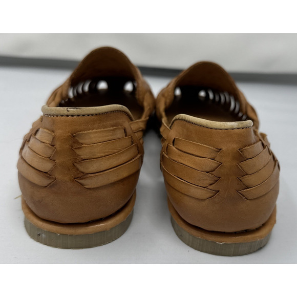 Leather Huarache Sandals Womens 8 Made In Mexico Men’s 7 Unisex - Picture 8 of 11